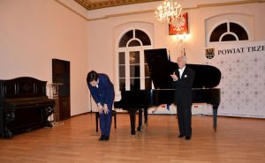 1370th  Liszt Evening. Trzebnica, the District Office, 28th Feb 2020. The performers were Michał Michalski - piano and Juliusz Adamowski - commentary. Photo by Waldemar Marzec.